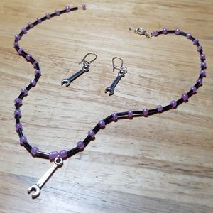 Mechanic's wife or woman mechanic necklace 26B